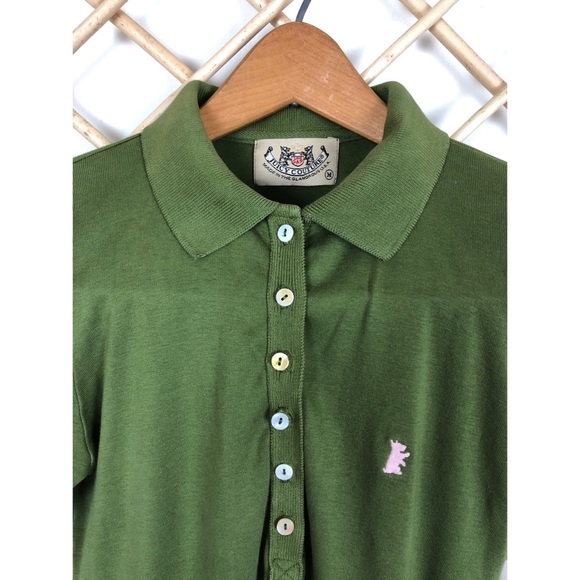 Juicy Couture Tops - Juicy Couture Long Sleeve Puff Sleeve Polo Shirt